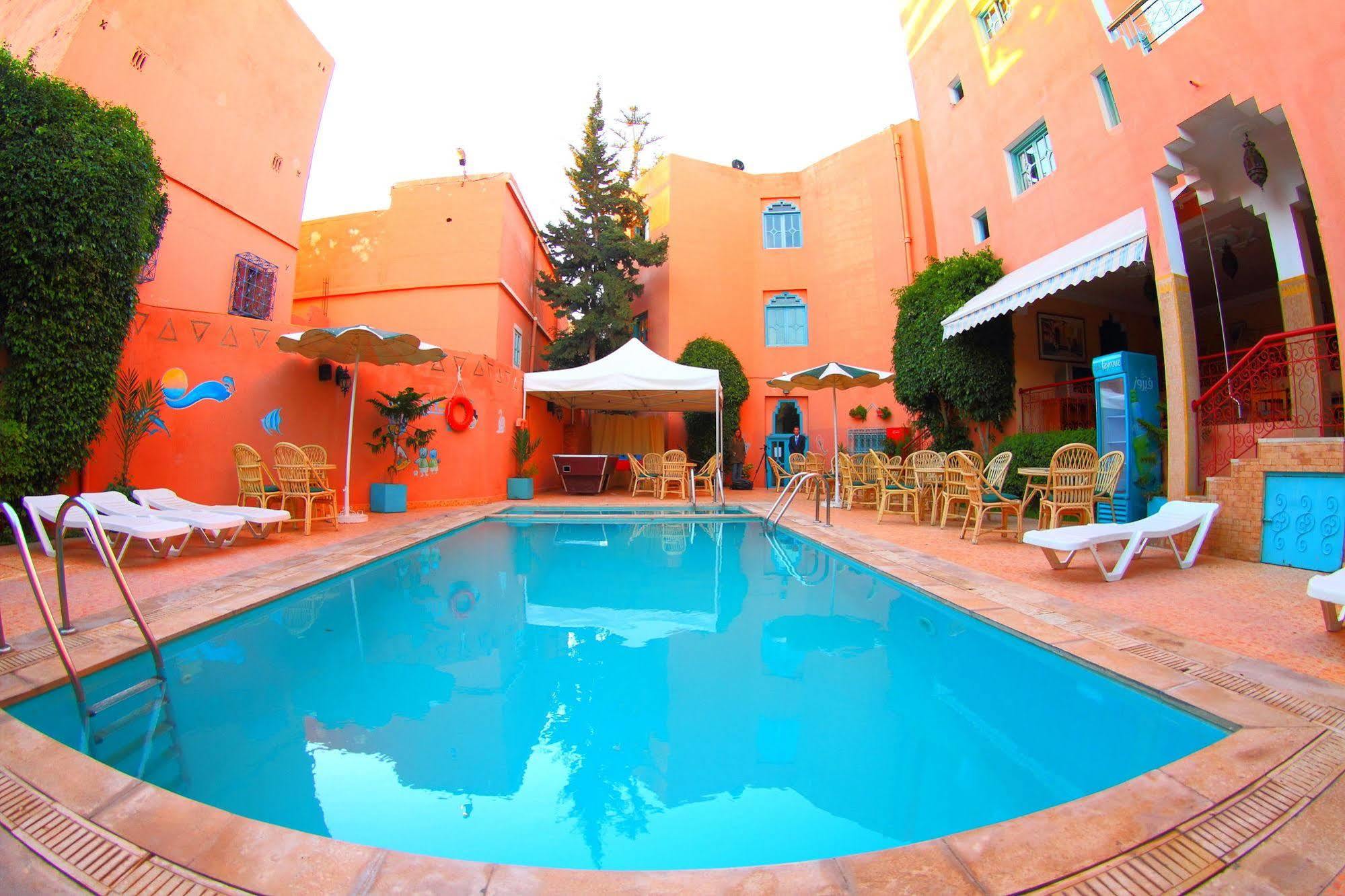 Hotel Auberge Du Littoral Aourir Eksteriør billede